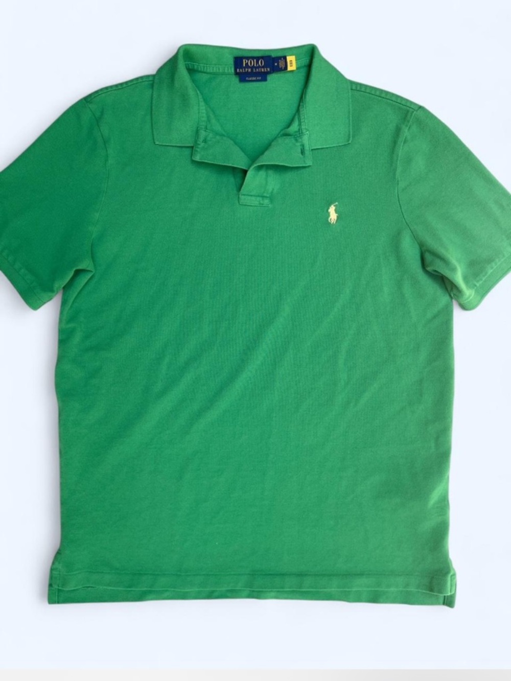 Polo Ralph Lauren Green Polo shirt preppy golf classic JFKjrcore dadcore Medium